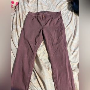 Purple jeans